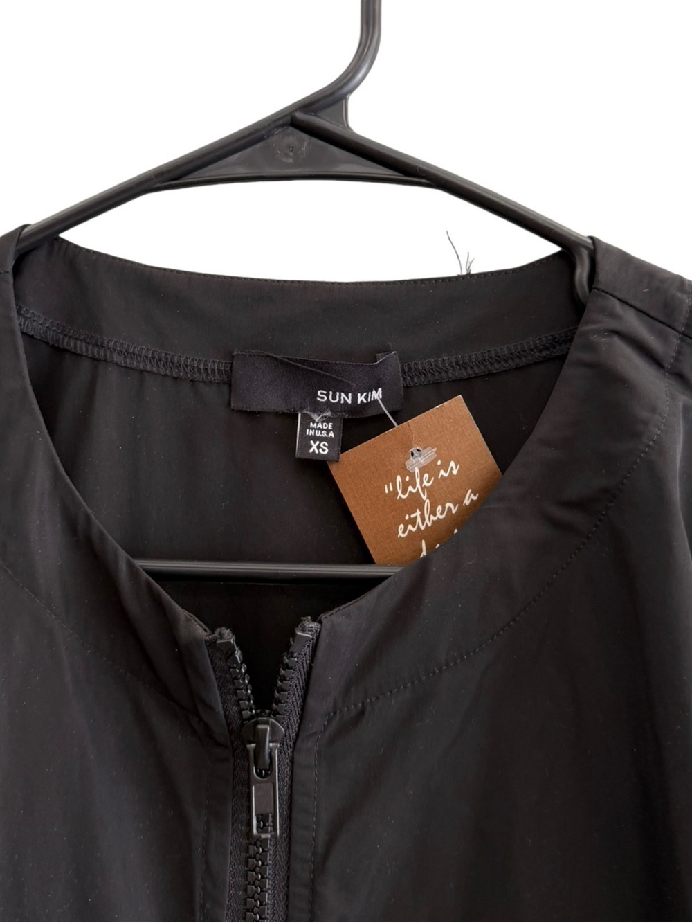 NWT SUN KIM Claire Dress Black Size XS - Picture 9 of 9